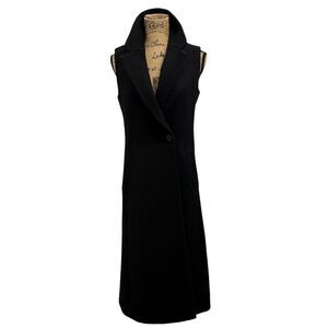 Theory Black Sleeveless Vest